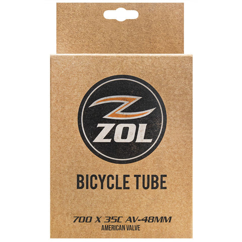 Zol Bicycle Bike Inner Tube 700x35c Schrader Valve 48mm