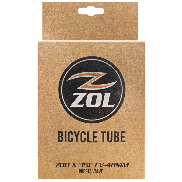 Zol Bicycle Bike Inner Tube 700x35c Presta/French 48mm Valve