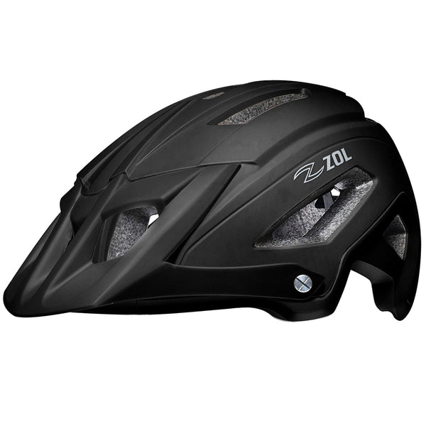 Zol Predator Mtb Mountain Bike Cycling Helmet (Black, Small/Medium) - Zol Cycling