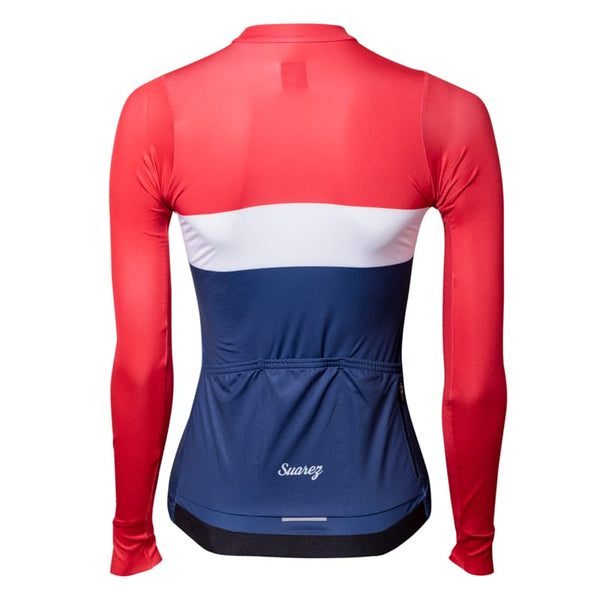Suarez Long Sleeve Garnet Jersey